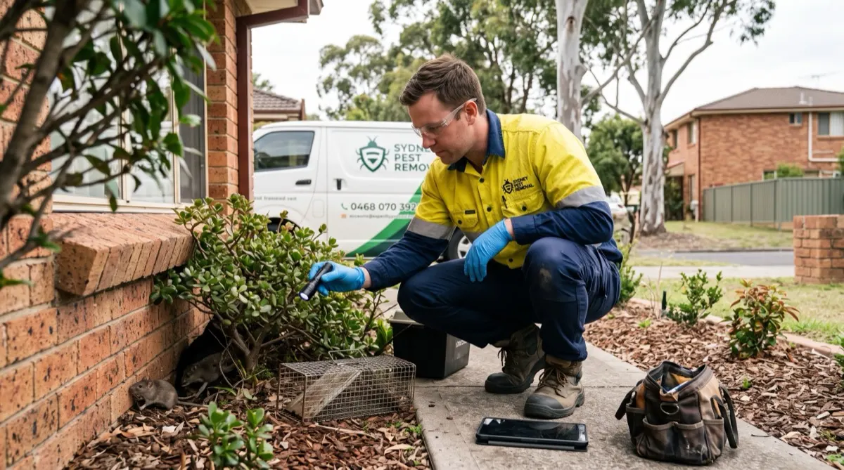 Professional rodent control in a Sydney property